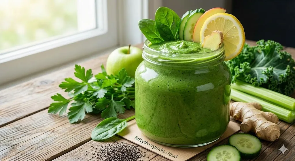 Grüner Leber-Detox Smoothie